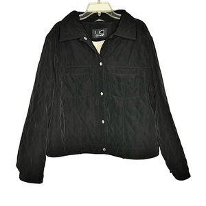 Utex Quilted Black Jacket Size 2X